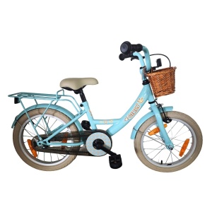 Bikefun 16 Flower fun Blue Meisje