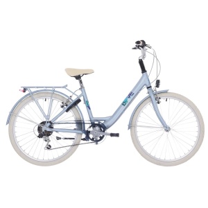 Bike Fun Love Girl 24" Blauw Metaal Meisjes